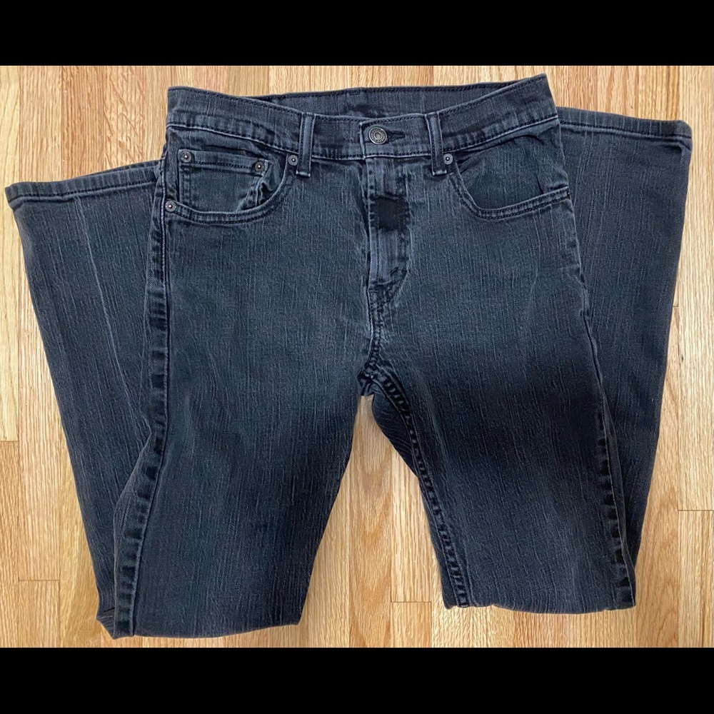 LEVI'S 511 Black Skinny Jeans